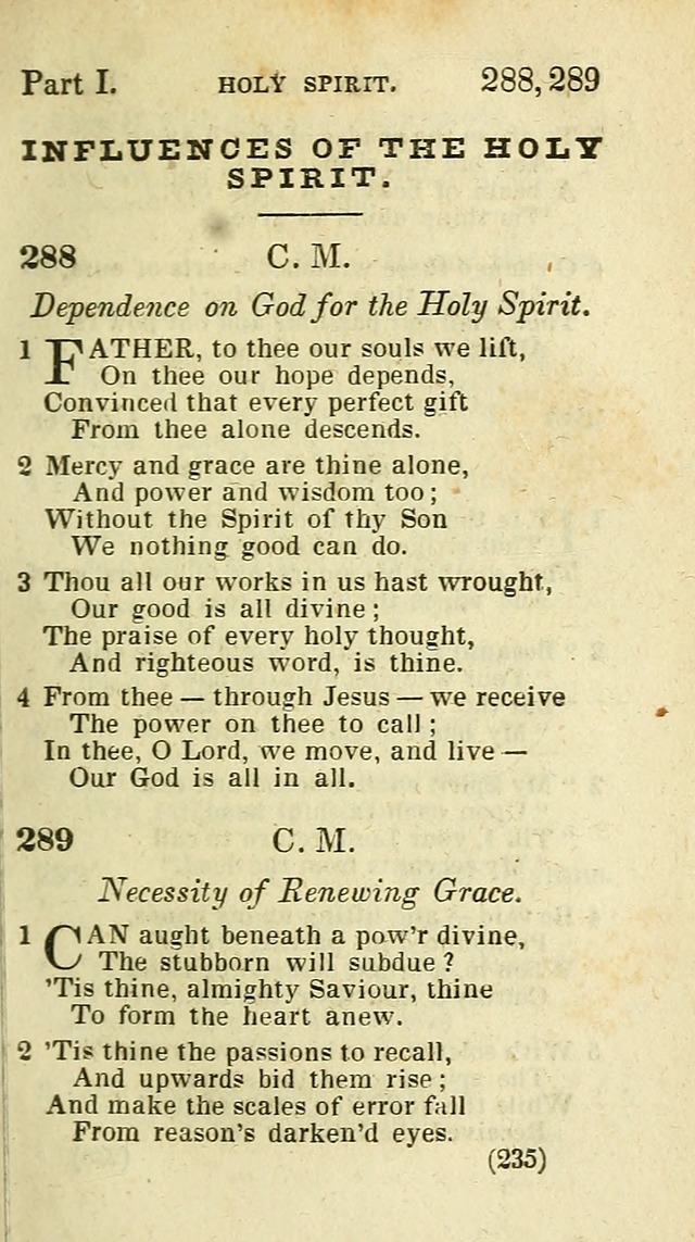 The Virginia Selection of Psalms and Hymns and Spiritual Songs: from the most approved authors; adapted to the various occasions of public and social meetings (New Ed. Enl. and Imp.) page 235