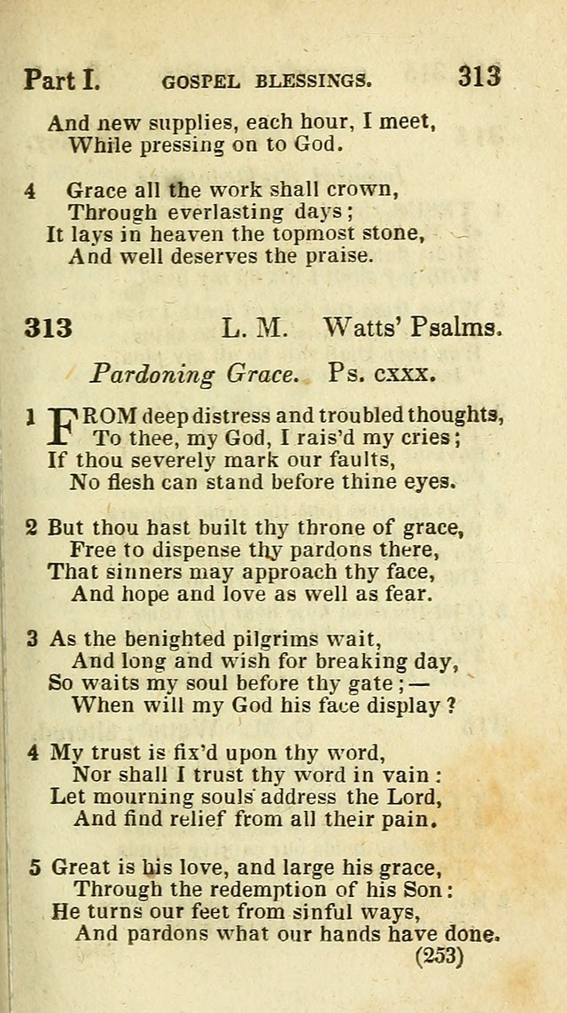 The Virginia Selection of Psalms and Hymns and Spiritual Songs: from the most approved authors; adapted to the various occasions of public and social meetings (New Ed. Enl. and Imp.) page 253