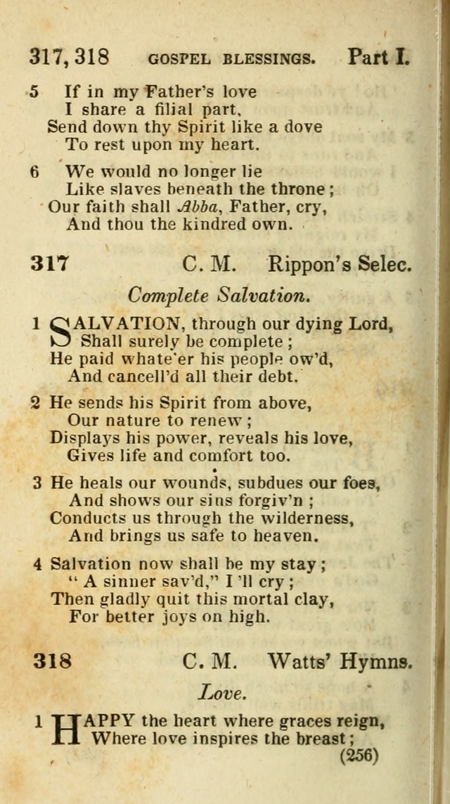 The Virginia Selection of Psalms and Hymns and Spiritual Songs: from the most approved authors; adapted to the various occasions of public and social meetings (New Ed. Enl. and Imp.) page 256