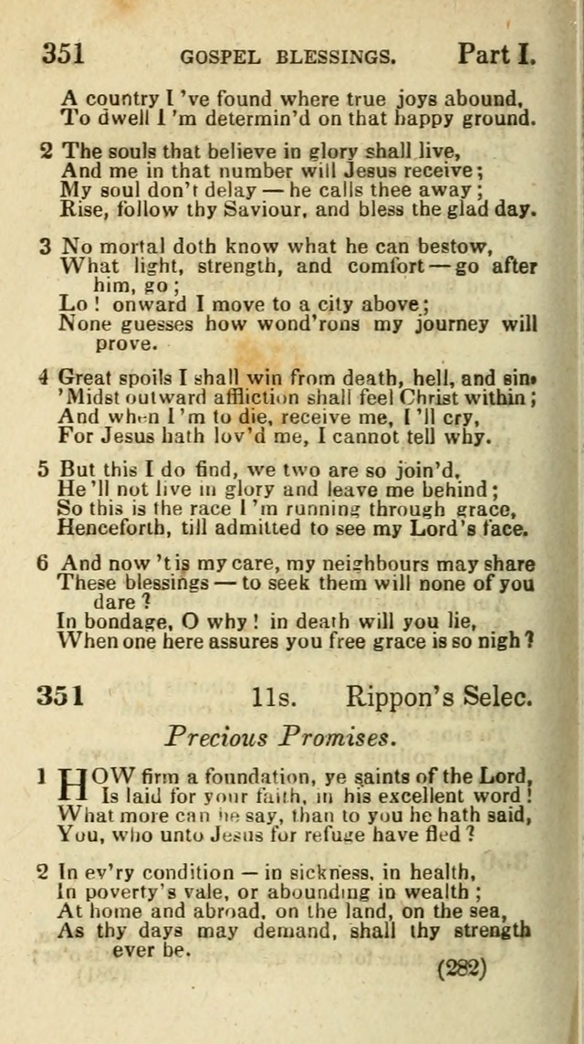 The Virginia Selection of Psalms and Hymns and Spiritual Songs: from the most approved authors; adapted to the various occasions of public and social meetings (New Ed. Enl. and Imp.) page 282