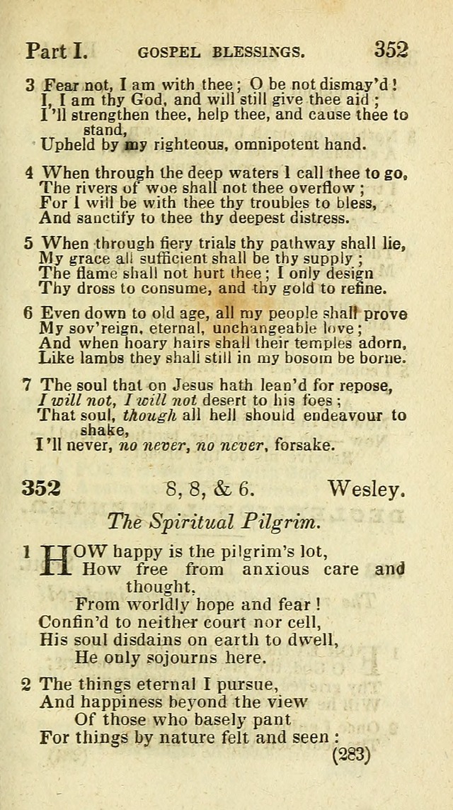 The Virginia Selection of Psalms and Hymns and Spiritual Songs: from the most approved authors; adapted to the various occasions of public and social meetings (New Ed. Enl. and Imp.) page 283