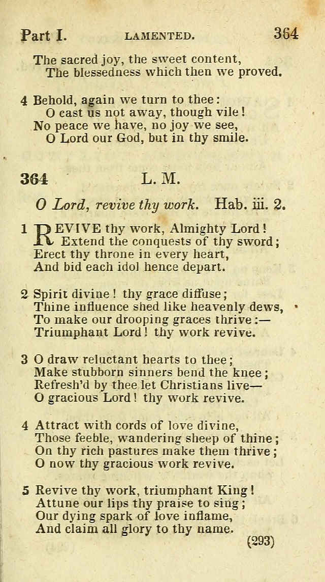 The Virginia Selection of Psalms and Hymns and Spiritual Songs: from the most approved authors; adapted to the various occasions of public and social meetings (New Ed. Enl. and Imp.) page 293