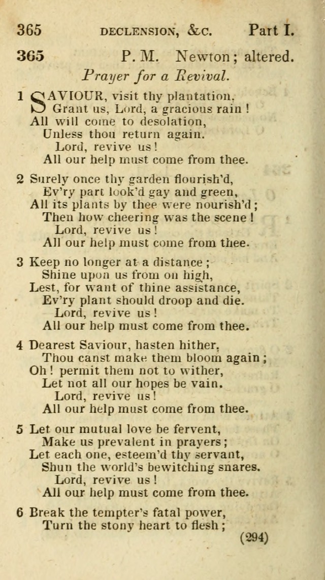 The Virginia Selection of Psalms and Hymns and Spiritual Songs: from the most approved authors; adapted to the various occasions of public and social meetings (New Ed. Enl. and Imp.) page 294