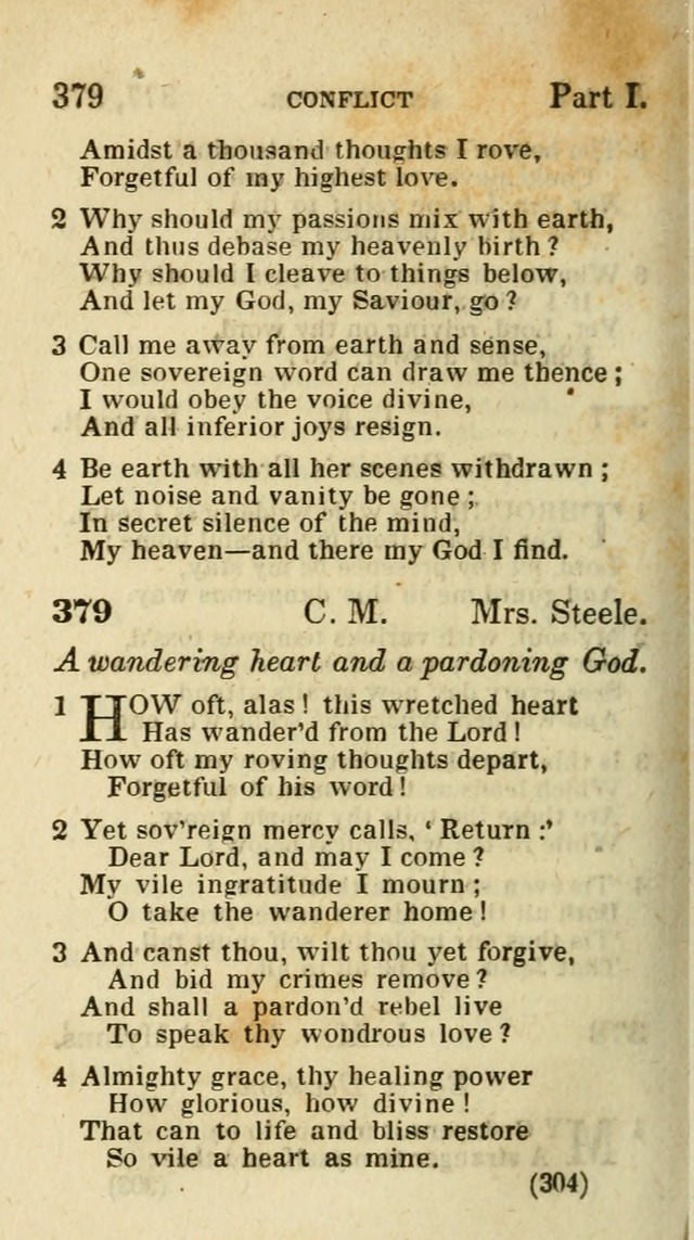 The Virginia Selection of Psalms and Hymns and Spiritual Songs: from the most approved authors; adapted to the various occasions of public and social meetings (New Ed. Enl. and Imp.) page 304