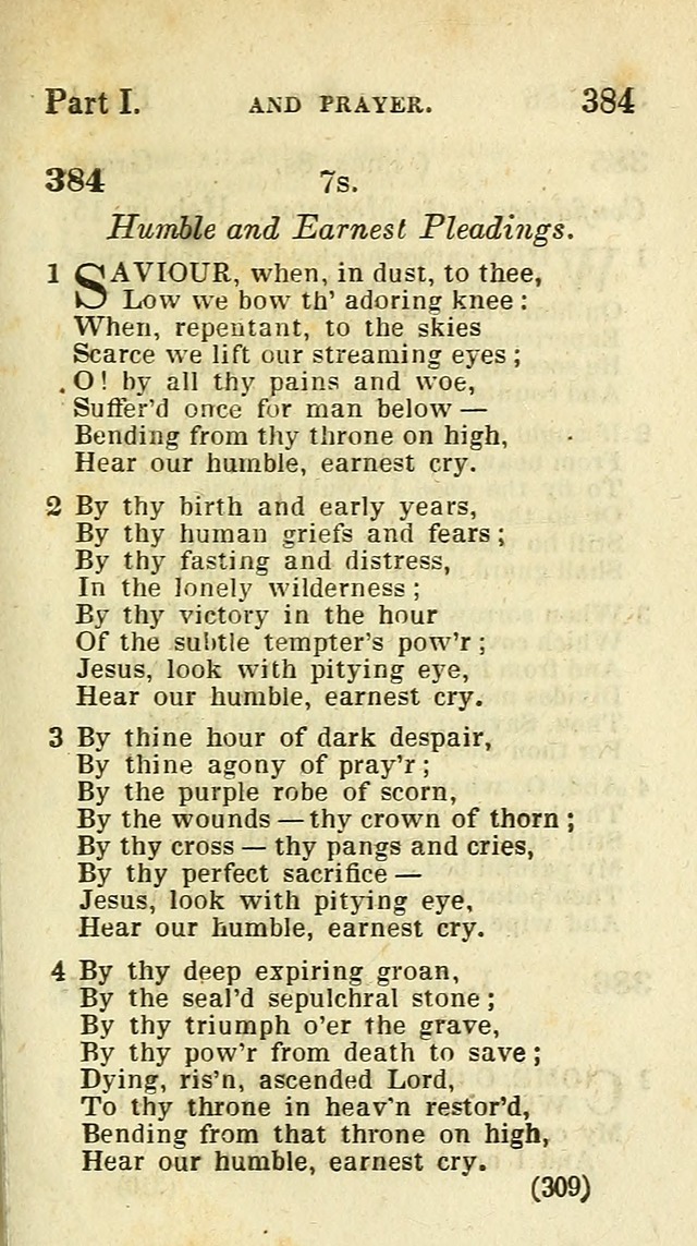 The Virginia Selection of Psalms and Hymns and Spiritual Songs: from the most approved authors; adapted to the various occasions of public and social meetings (New Ed. Enl. and Imp.) page 309