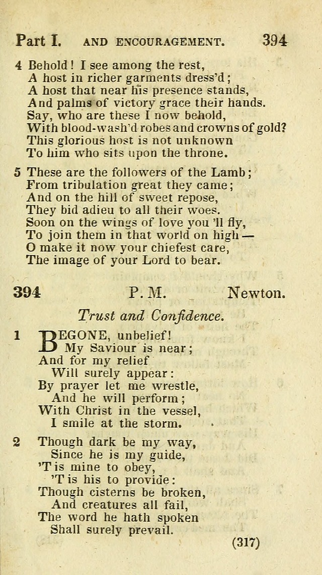 The Virginia Selection of Psalms and Hymns and Spiritual Songs: from the most approved authors; adapted to the various occasions of public and social meetings (New Ed. Enl. and Imp.) page 317