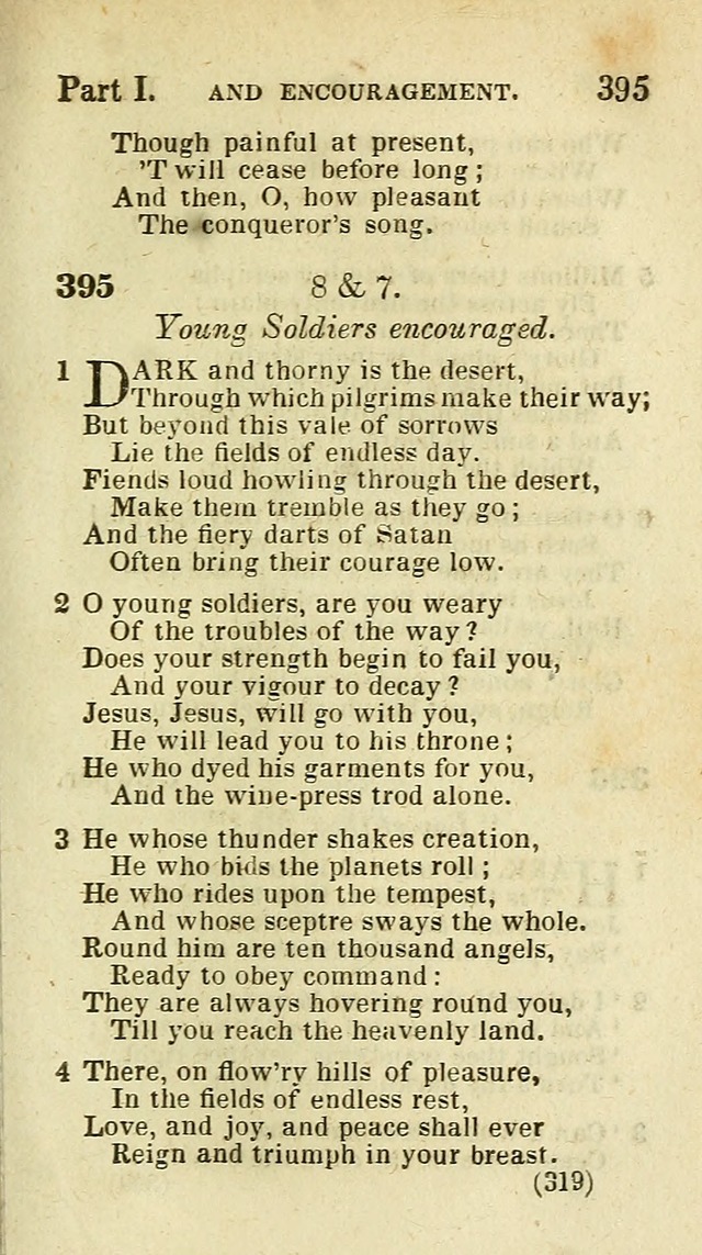 The Virginia Selection of Psalms and Hymns and Spiritual Songs: from the most approved authors; adapted to the various occasions of public and social meetings (New Ed. Enl. and Imp.) page 319