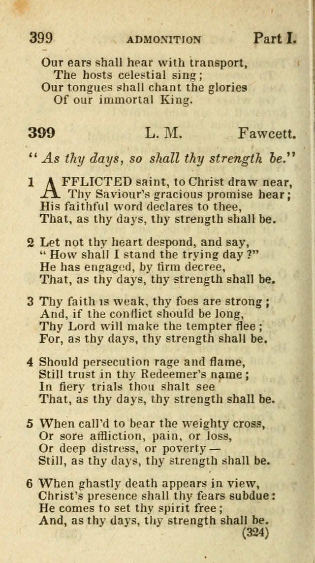 The Virginia Selection of Psalms and Hymns and Spiritual Songs: from the most approved authors; adapted to the various occasions of public and social meetings (New Ed. Enl. and Imp.) page 324