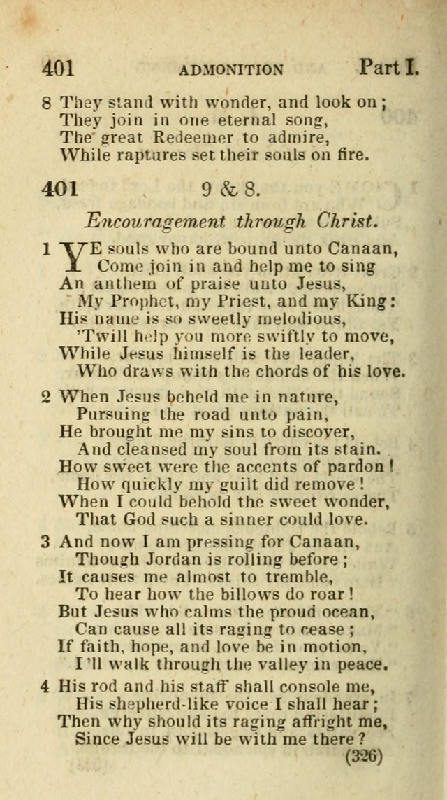 The Virginia Selection of Psalms and Hymns and Spiritual Songs: from the most approved authors; adapted to the various occasions of public and social meetings (New Ed. Enl. and Imp.) page 326