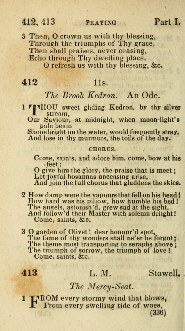 The Virginia Selection of Psalms and Hymns and Spiritual Songs: from the most approved authors; adapted to the various occasions of public and social meetings (New Ed. Enl. and Imp.) page 336