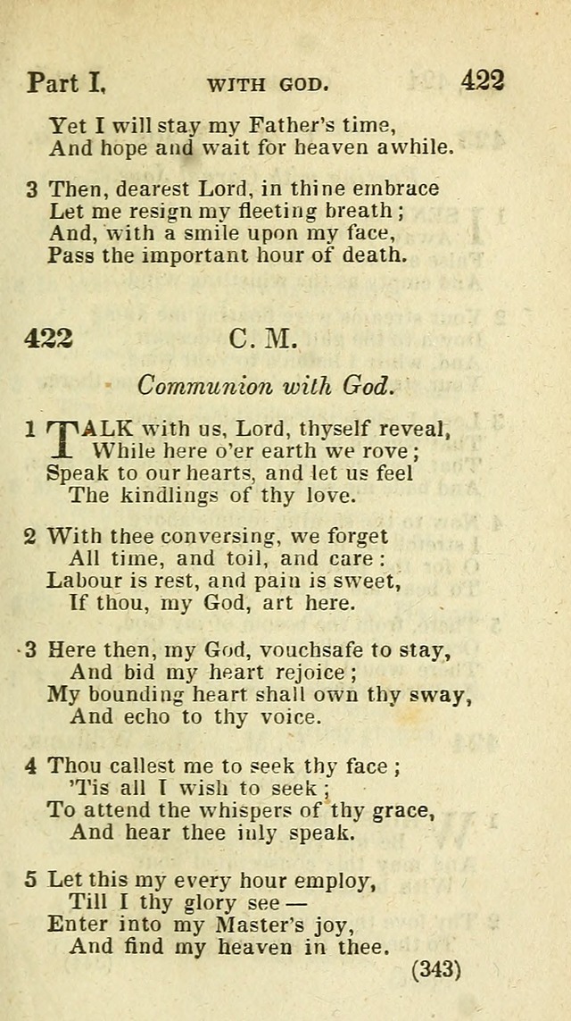 The Virginia Selection of Psalms and Hymns and Spiritual Songs: from the most approved authors; adapted to the various occasions of public and social meetings (New Ed. Enl. and Imp.) page 343