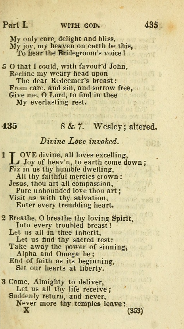 The Virginia Selection of Psalms and Hymns and Spiritual Songs: from the most approved authors; adapted to the various occasions of public and social meetings (New Ed. Enl. and Imp.) page 353