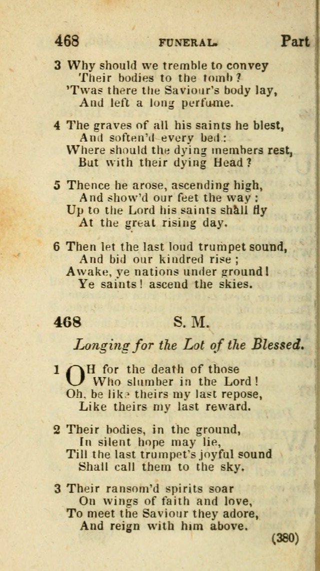 The Virginia Selection of Psalms and Hymns and Spiritual Songs: from the most approved authors; adapted to the various occasions of public and social meetings (New Ed. Enl. and Imp.) page 380