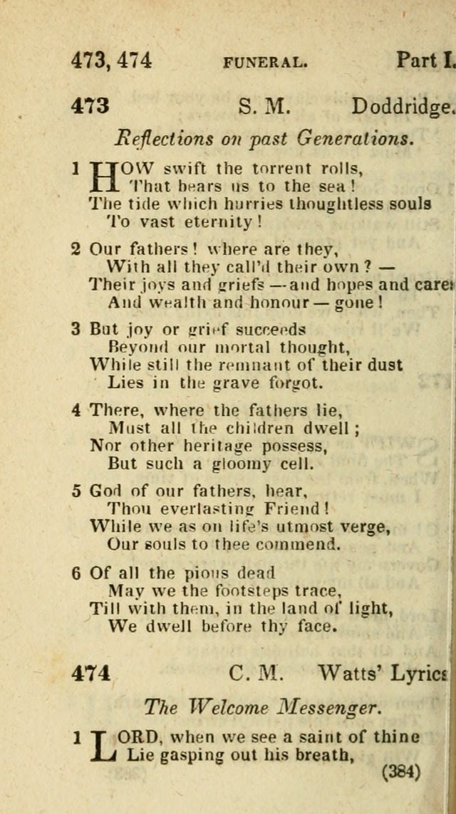 The Virginia Selection of Psalms and Hymns and Spiritual Songs: from the most approved authors; adapted to the various occasions of public and social meetings (New Ed. Enl. and Imp.) page 386