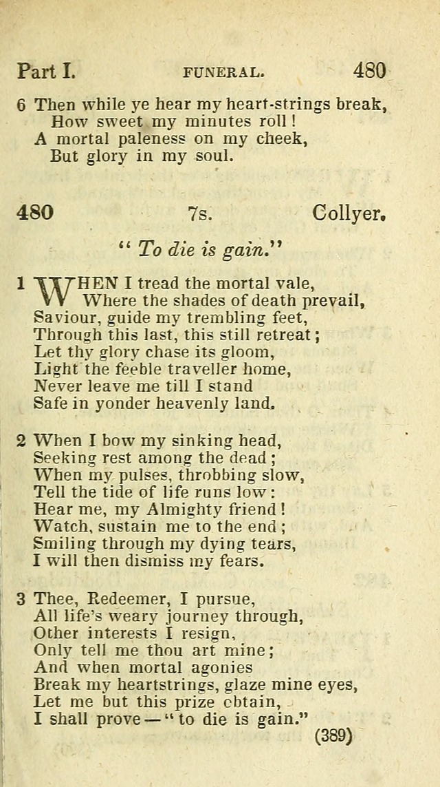 The Virginia Selection of Psalms and Hymns and Spiritual Songs: from the most approved authors; adapted to the various occasions of public and social meetings (New Ed. Enl. and Imp.) page 391