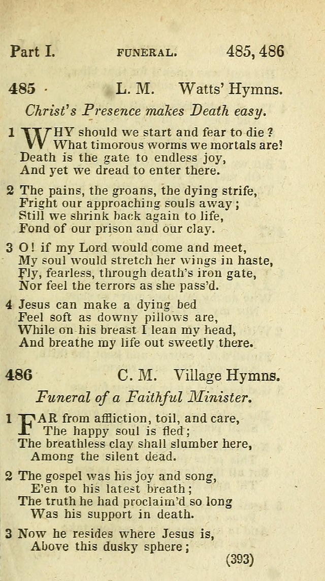 The Virginia Selection of Psalms and Hymns and Spiritual Songs: from the most approved authors; adapted to the various occasions of public and social meetings (New Ed. Enl. and Imp.) page 395