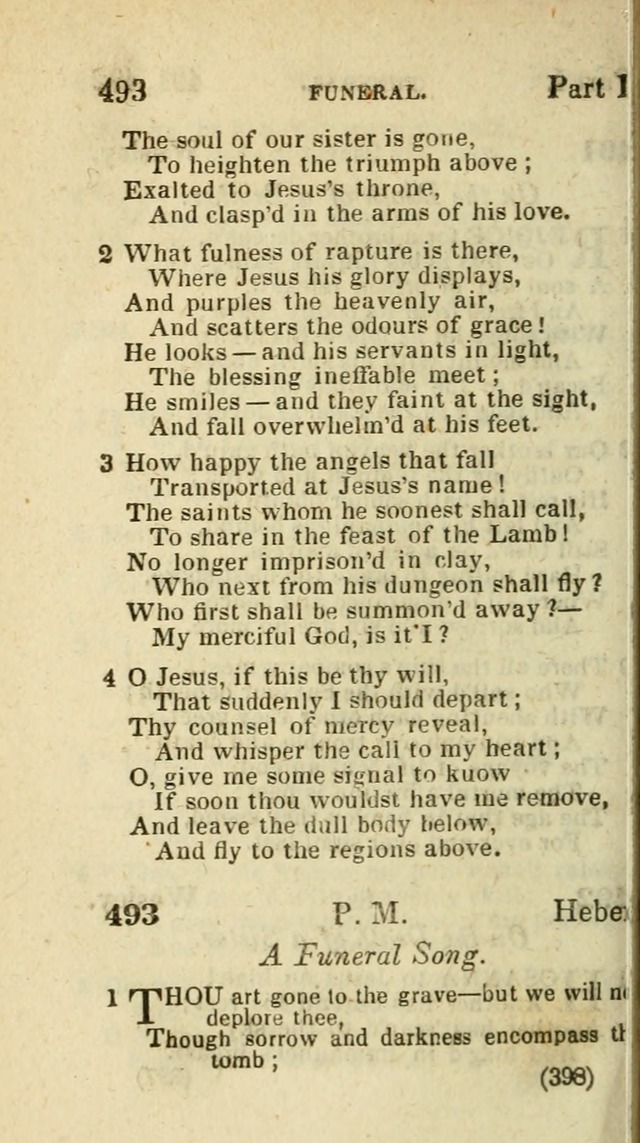 The Virginia Selection of Psalms and Hymns and Spiritual Songs: from the most approved authors; adapted to the various occasions of public and social meetings (New Ed. Enl. and Imp.) page 400