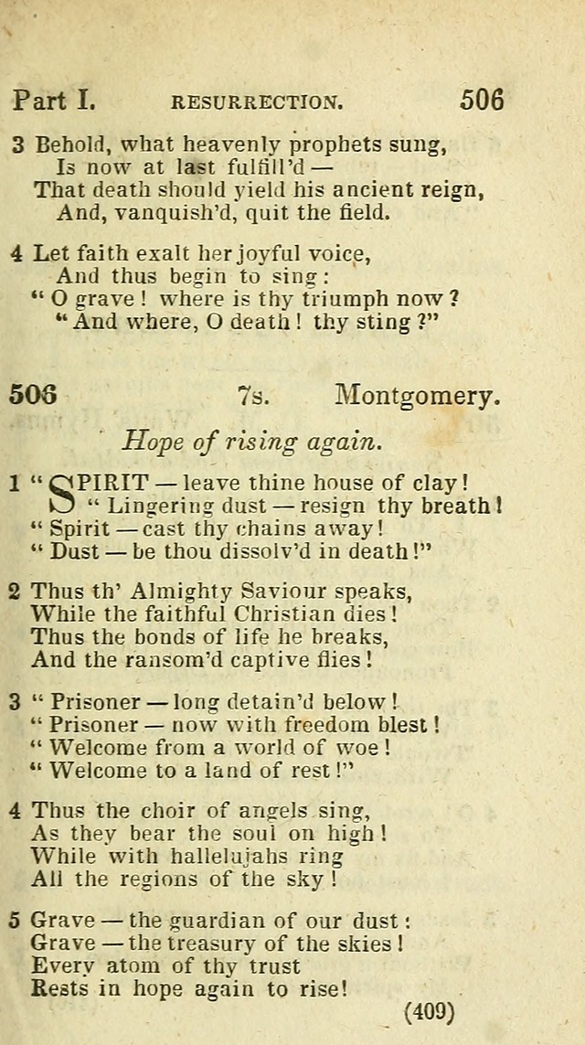 The Virginia Selection of Psalms and Hymns and Spiritual Songs: from the most approved authors; adapted to the various occasions of public and social meetings (New Ed. Enl. and Imp.) page 411