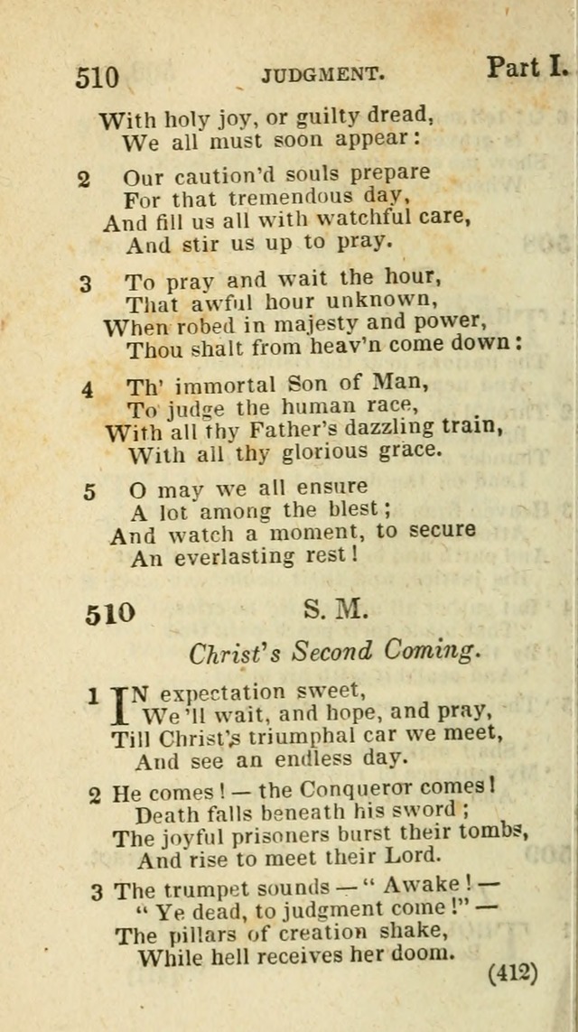 The Virginia Selection of Psalms and Hymns and Spiritual Songs: from the most approved authors; adapted to the various occasions of public and social meetings (New Ed. Enl. and Imp.) page 414