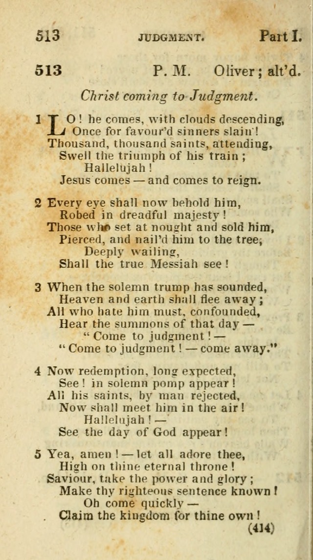 The Virginia Selection of Psalms and Hymns and Spiritual Songs: from the most approved authors; adapted to the various occasions of public and social meetings (New Ed. Enl. and Imp.) page 416