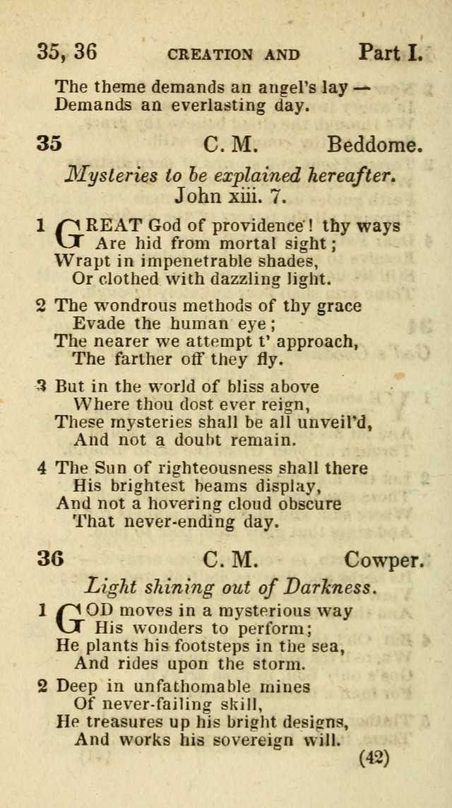 The Virginia Selection of Psalms and Hymns and Spiritual Songs: from the most approved authors; adapted to the various occasions of public and social meetings (New Ed. Enl. and Imp.) page 42