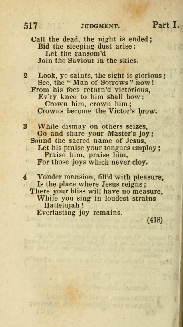 The Virginia Selection of Psalms and Hymns and Spiritual Songs: from the most approved authors; adapted to the various occasions of public and social meetings (New Ed. Enl. and Imp.) page 420