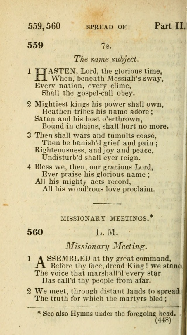 The Virginia Selection of Psalms and Hymns and Spiritual Songs: from the most approved authors; adapted to the various occasions of public and social meetings (New Ed. Enl. and Imp.) page 450