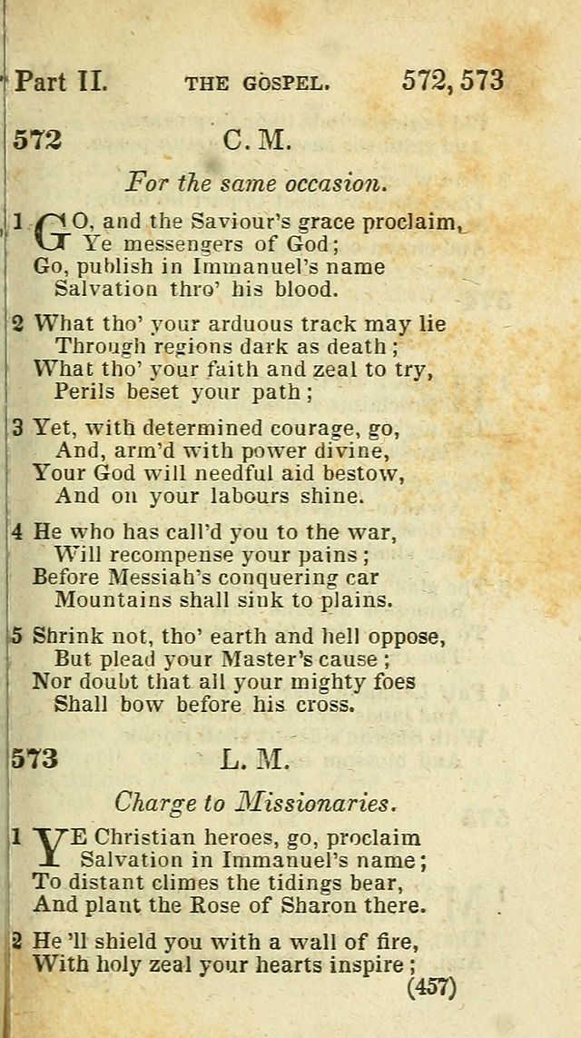 The Virginia Selection of Psalms and Hymns and Spiritual Songs: from the most approved authors; adapted to the various occasions of public and social meetings (New Ed. Enl. and Imp.) page 459