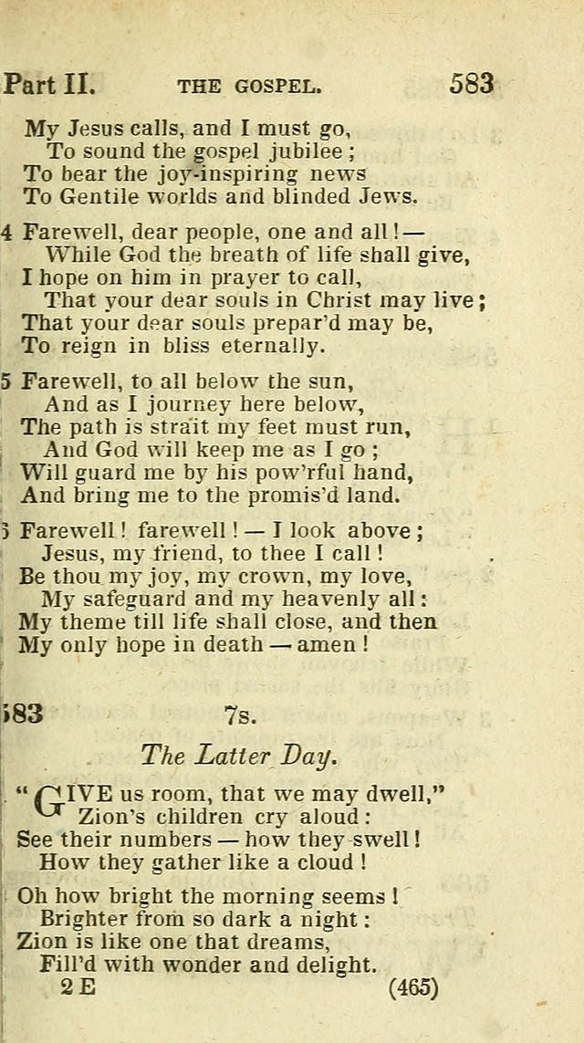 The Virginia Selection of Psalms and Hymns and Spiritual Songs: from the most approved authors; adapted to the various occasions of public and social meetings (New Ed. Enl. and Imp.) page 467