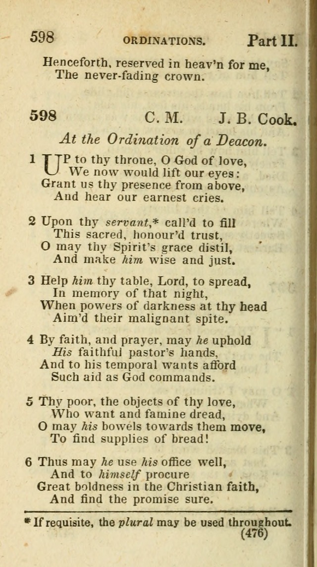 The Virginia Selection of Psalms and Hymns and Spiritual Songs: from the most approved authors; adapted to the various occasions of public and social meetings (New Ed. Enl. and Imp.) page 478