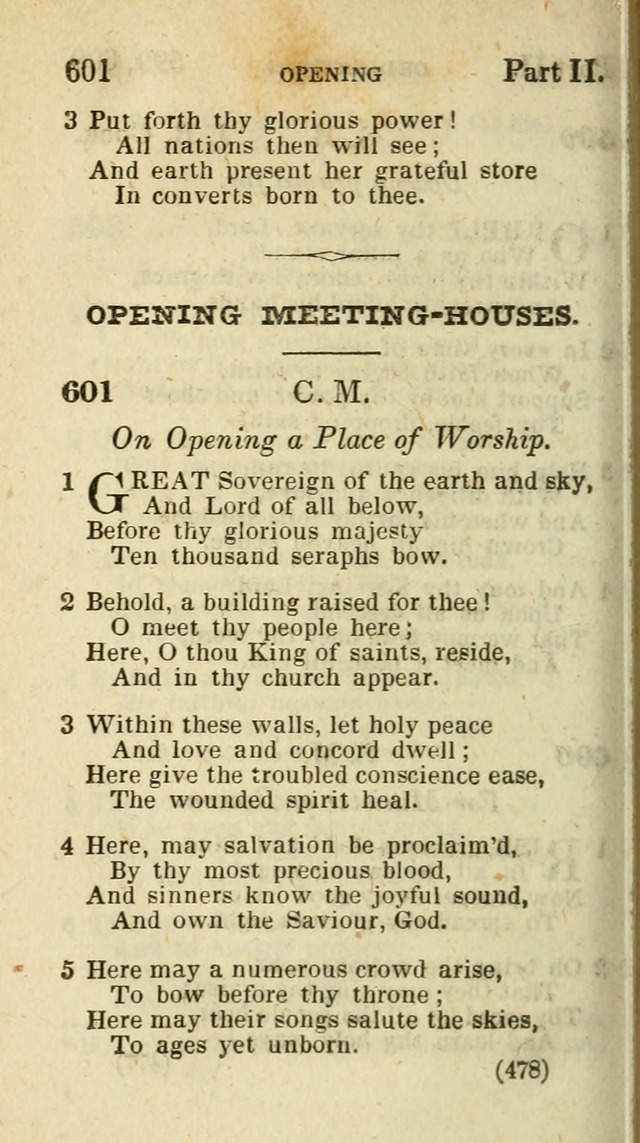 The Virginia Selection of Psalms and Hymns and Spiritual Songs: from the most approved authors; adapted to the various occasions of public and social meetings (New Ed. Enl. and Imp.) page 480