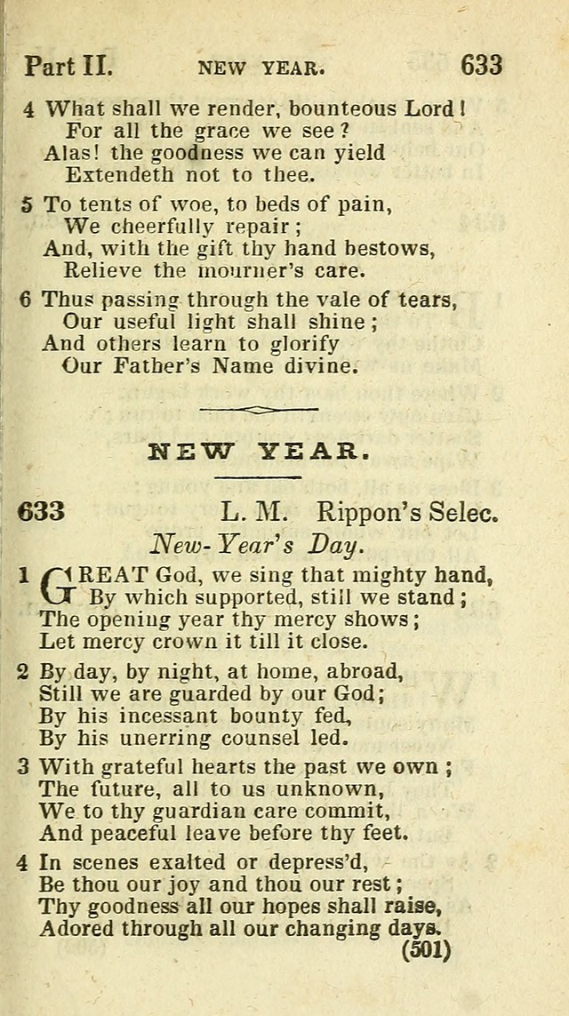 The Virginia Selection of Psalms and Hymns and Spiritual Songs: from the most approved authors; adapted to the various occasions of public and social meetings (New Ed. Enl. and Imp.) page 503