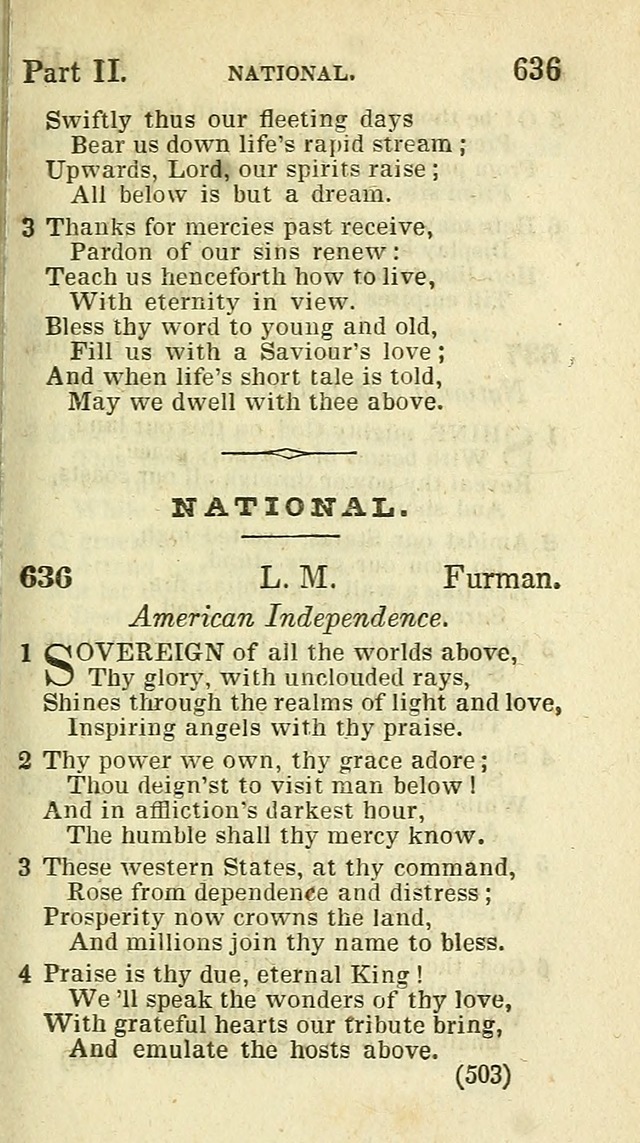 The Virginia Selection of Psalms and Hymns and Spiritual Songs: from the most approved authors; adapted to the various occasions of public and social meetings (New Ed. Enl. and Imp.) page 505