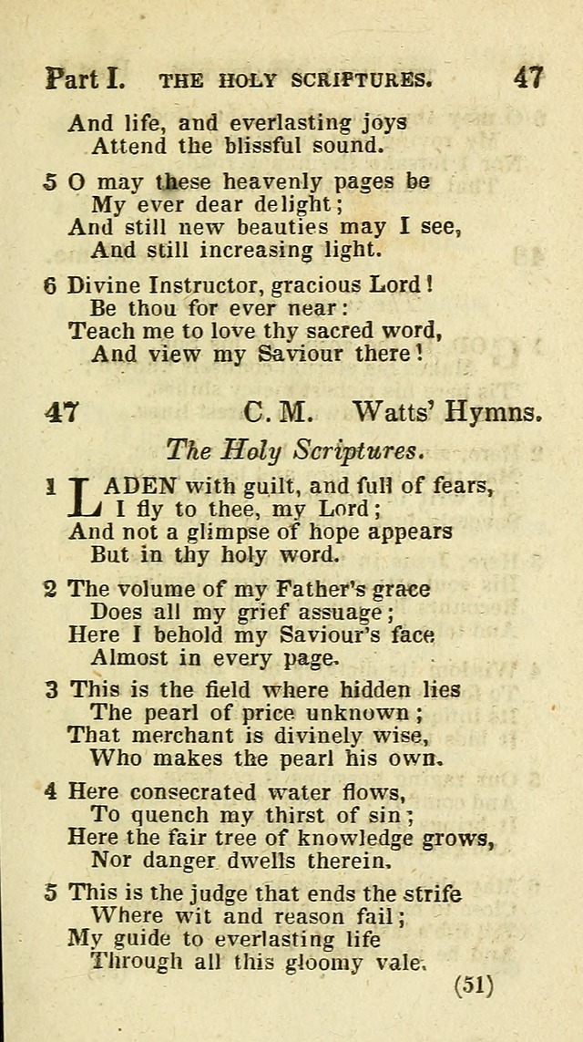 The Virginia Selection of Psalms and Hymns and Spiritual Songs: from the most approved authors; adapted to the various occasions of public and social meetings (New Ed. Enl. and Imp.) page 51