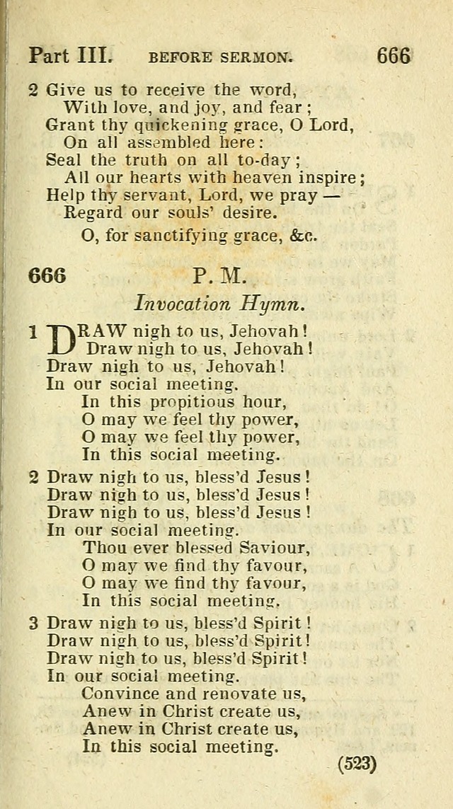 The Virginia Selection of Psalms and Hymns and Spiritual Songs: from the most approved authors; adapted to the various occasions of public and social meetings (New Ed. Enl. and Imp.) page 525