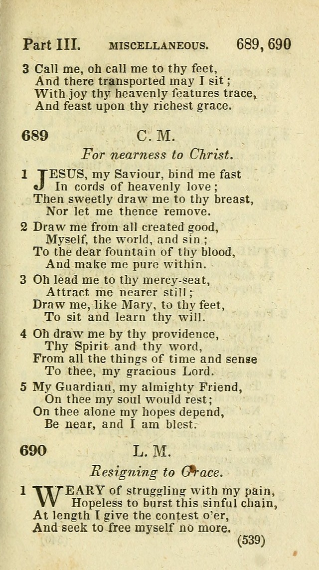 The Virginia Selection of Psalms and Hymns and Spiritual Songs: from the most approved authors; adapted to the various occasions of public and social meetings (New Ed. Enl. and Imp.) page 541