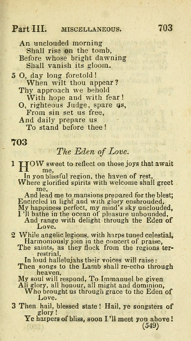 The Virginia Selection of Psalms and Hymns and Spiritual Songs: from the most approved authors; adapted to the various occasions of public and social meetings (New Ed. Enl. and Imp.) page 551