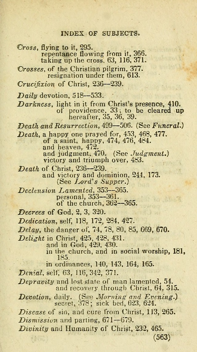 The Virginia Selection of Psalms and Hymns and Spiritual Songs: from the most approved authors; adapted to the various occasions of public and social meetings (New Ed. Enl. and Imp.) page 565