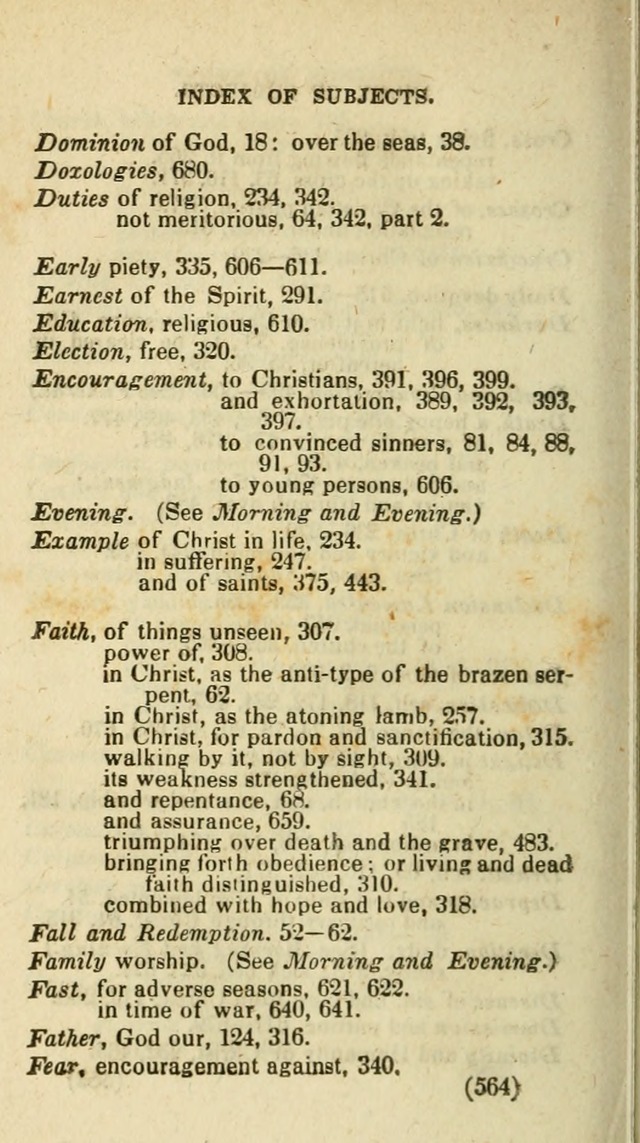 The Virginia Selection of Psalms and Hymns and Spiritual Songs: from the most approved authors; adapted to the various occasions of public and social meetings (New Ed. Enl. and Imp.) page 566