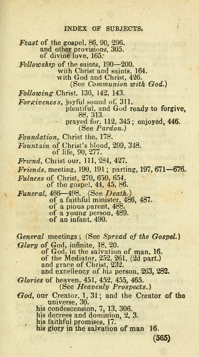 The Virginia Selection of Psalms and Hymns and Spiritual Songs: from the most approved authors; adapted to the various occasions of public and social meetings (New Ed. Enl. and Imp.) page 567