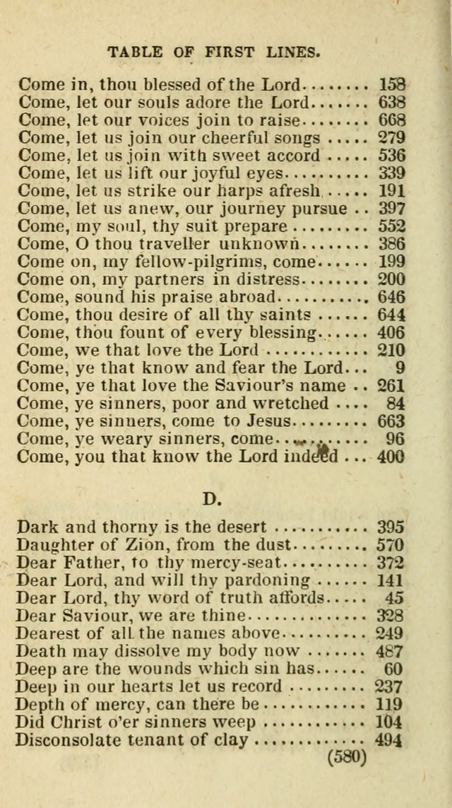 The Virginia Selection of Psalms and Hymns and Spiritual Songs: from the most approved authors; adapted to the various occasions of public and social meetings (New Ed. Enl. and Imp.) page 582