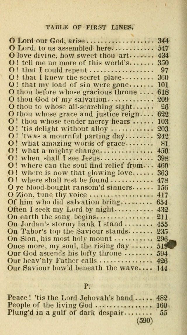 The Virginia Selection of Psalms and Hymns and Spiritual Songs: from the most approved authors; adapted to the various occasions of public and social meetings (New Ed. Enl. and Imp.) page 592