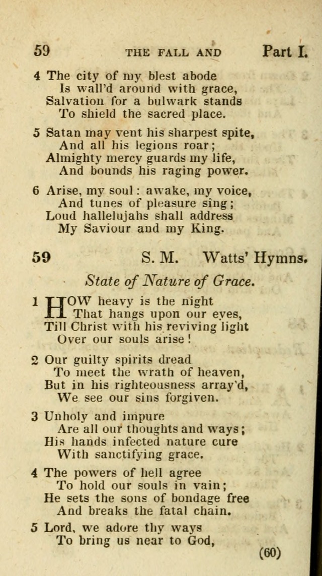 The Virginia Selection of Psalms and Hymns and Spiritual Songs: from the most approved authors; adapted to the various occasions of public and social meetings (New Ed. Enl. and Imp.) page 60