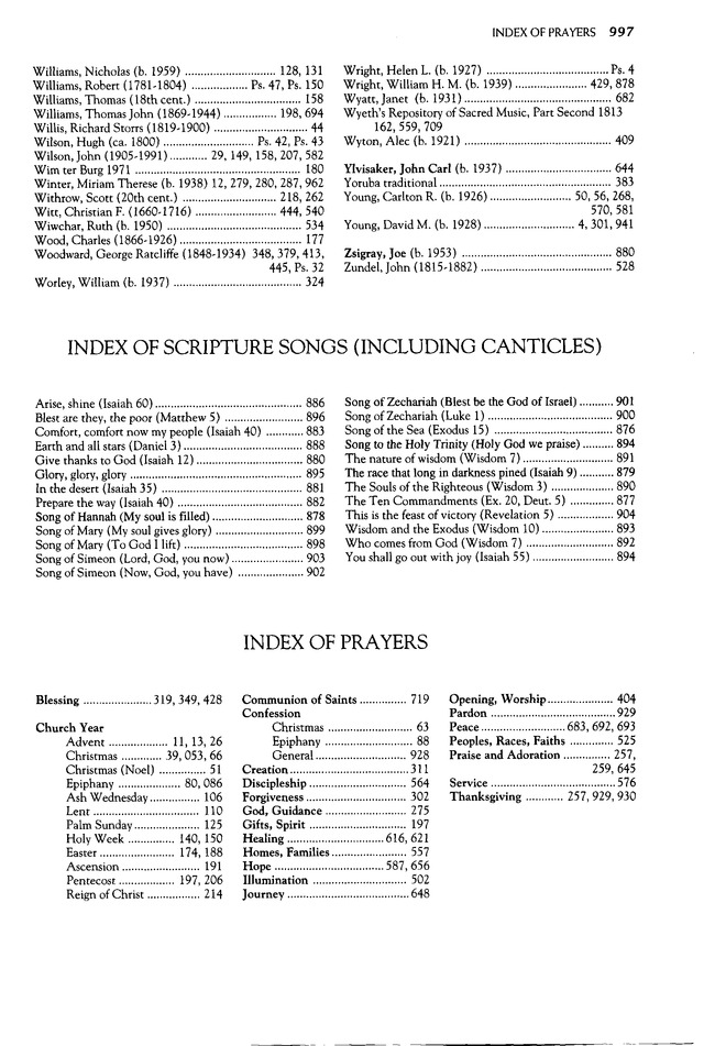 Voices United: The Hymn and Worship Book of The United Church of Canada page 994