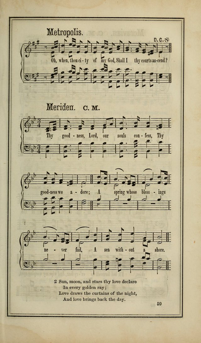 The Voice of melody: a choice collection of hymn tunes for choirs, prayer-meetings, congregations, and family use page 59