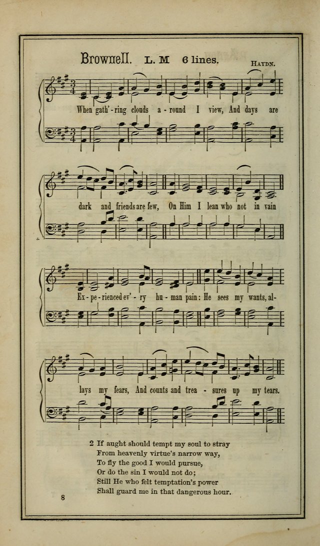 The Voice of melody: a choice collection of hymn tunes for choirs, prayer-meetings, congregations, and family use page 8