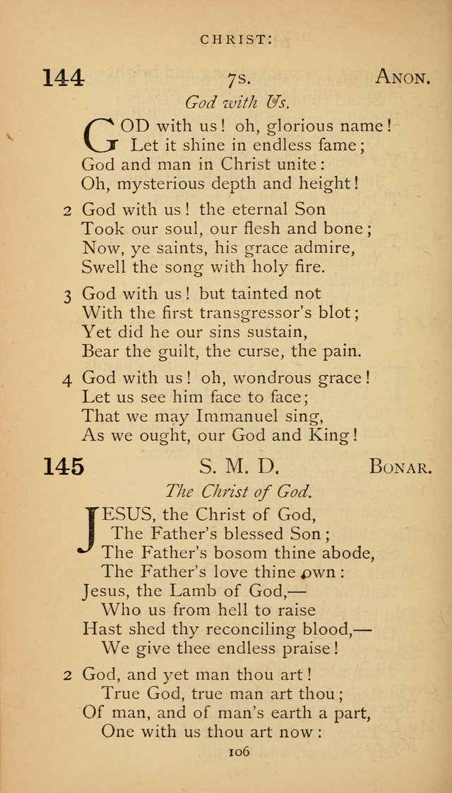 The Voice of Praise: a collection of hymns for the use of the Methodist Church page 106