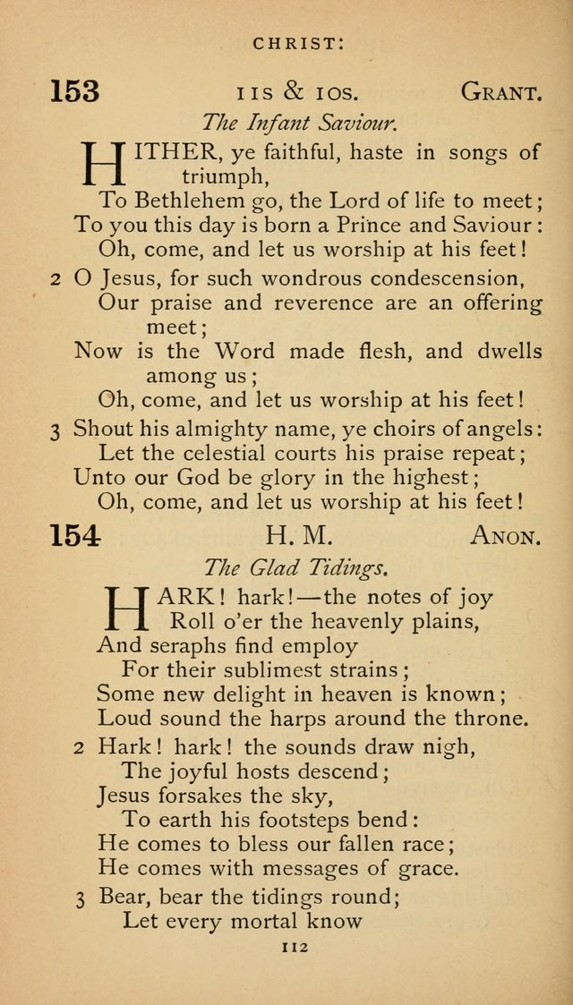 The Voice of Praise: a collection of hymns for the use of the Methodist Church page 112