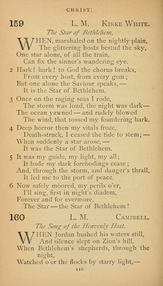 The Voice of Praise: a collection of hymns for the use of the Methodist Church page 116