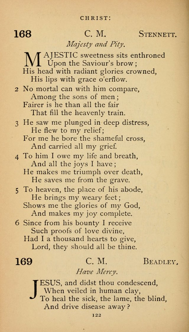 The Voice of Praise: a collection of hymns for the use of the Methodist Church page 122